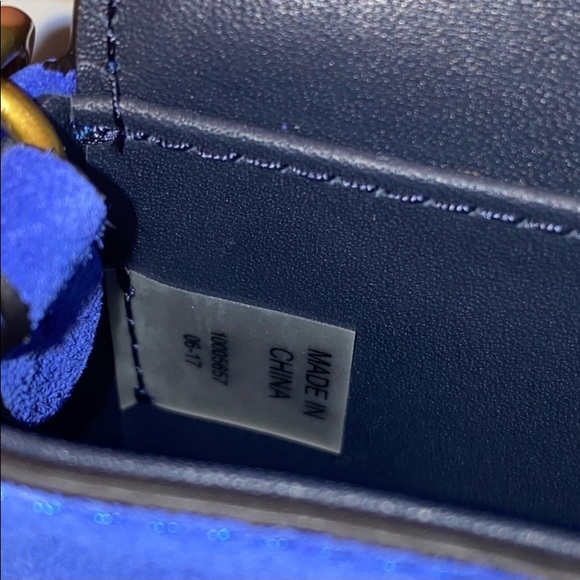 Tory Burch Wallet Suede Bag Key Holder - Picture 7 of 9